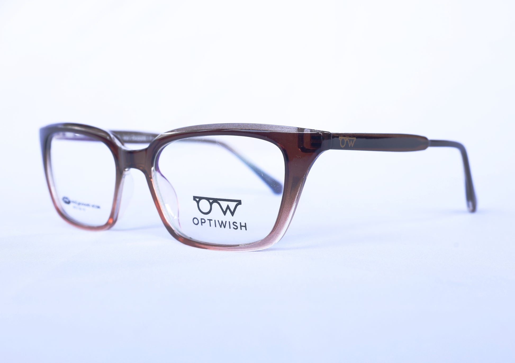 OPTIWISH "Bollywood Star" Cat-Eye Frame (Ombre Brown)