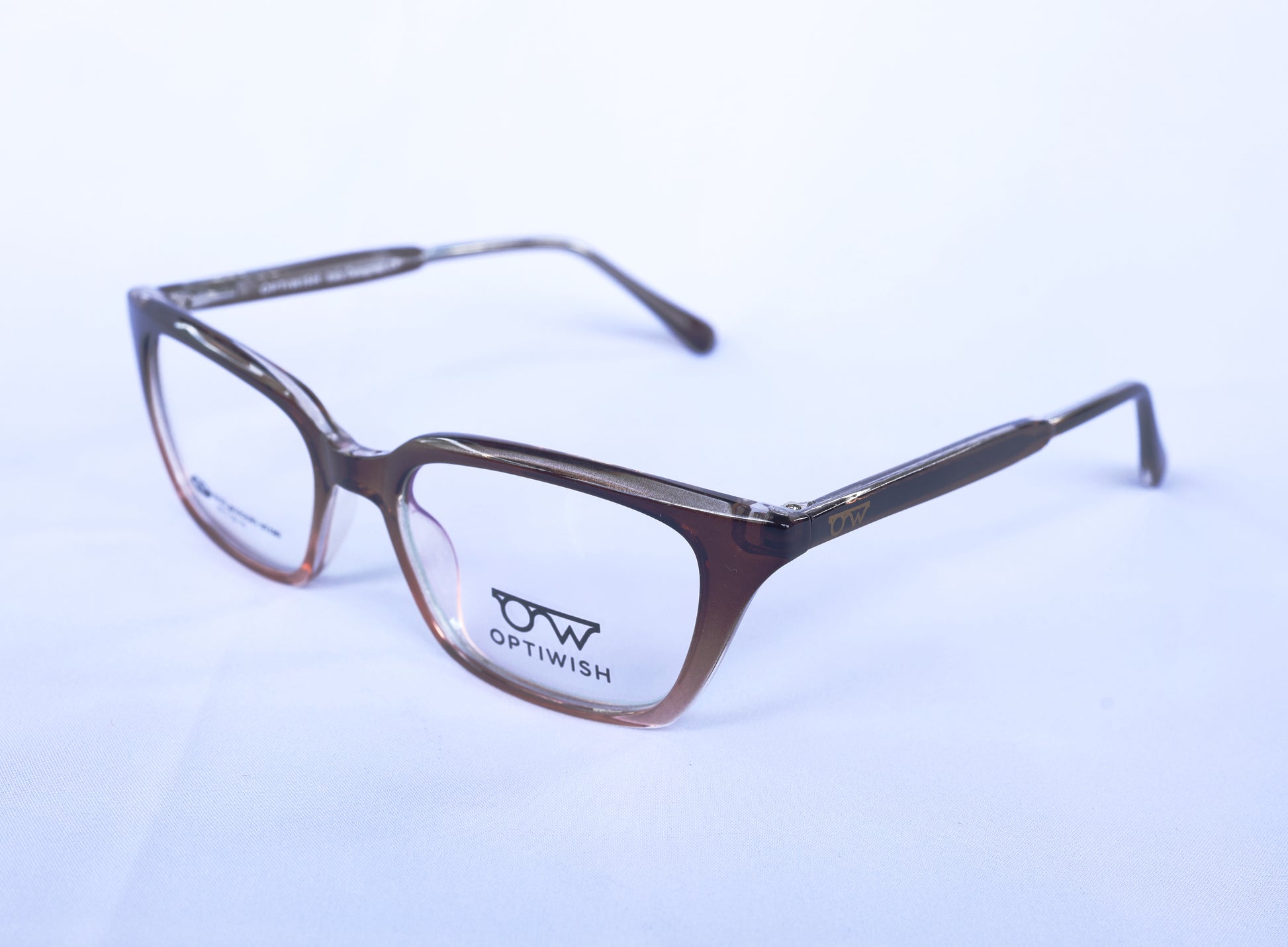 OPTIWISH "Bollywood Star" Cat-Eye Frame (Ombre Brown)
