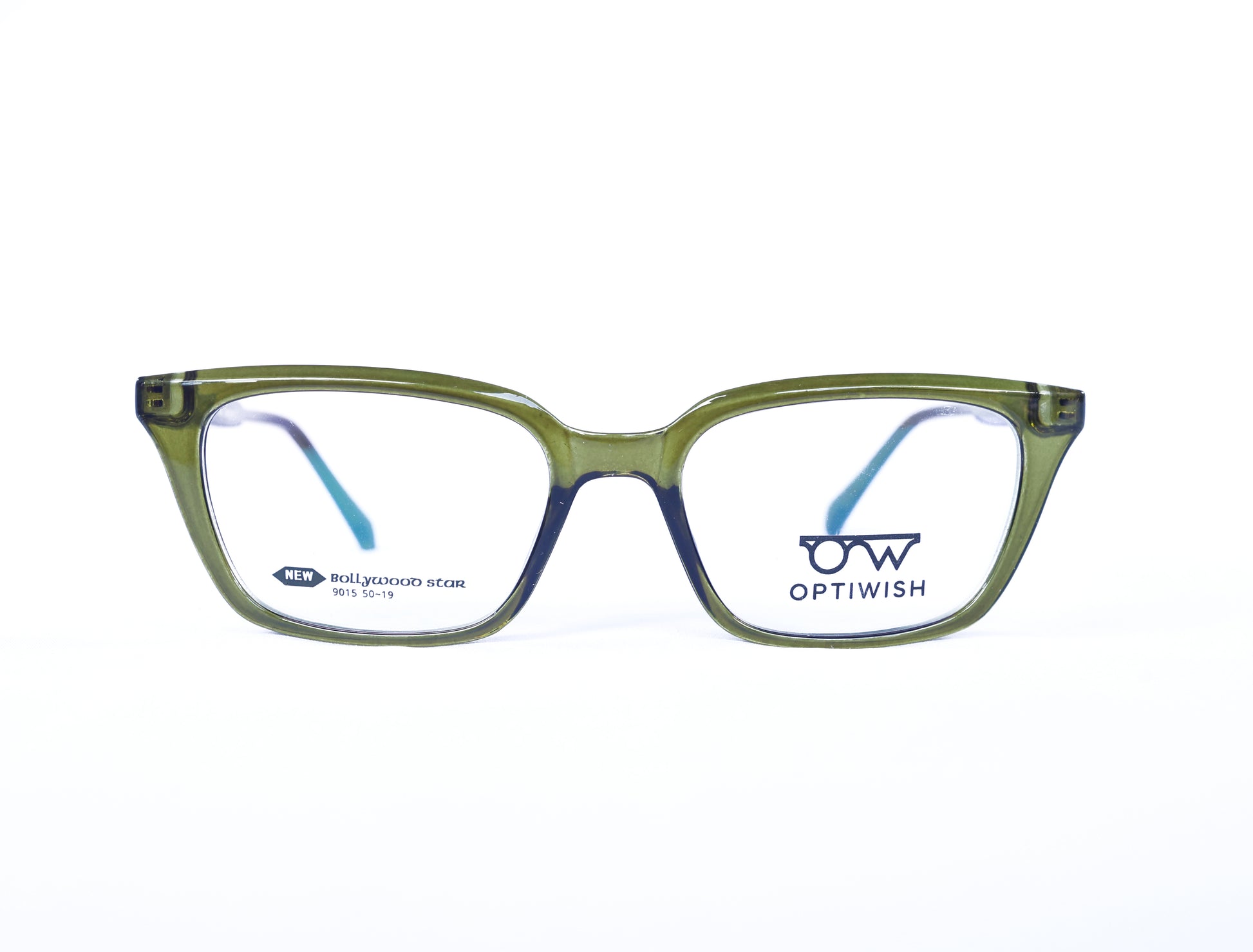 OPTIWISH "Bollywood Star" Cat-Eye Frame (Translucent Olive Green)
