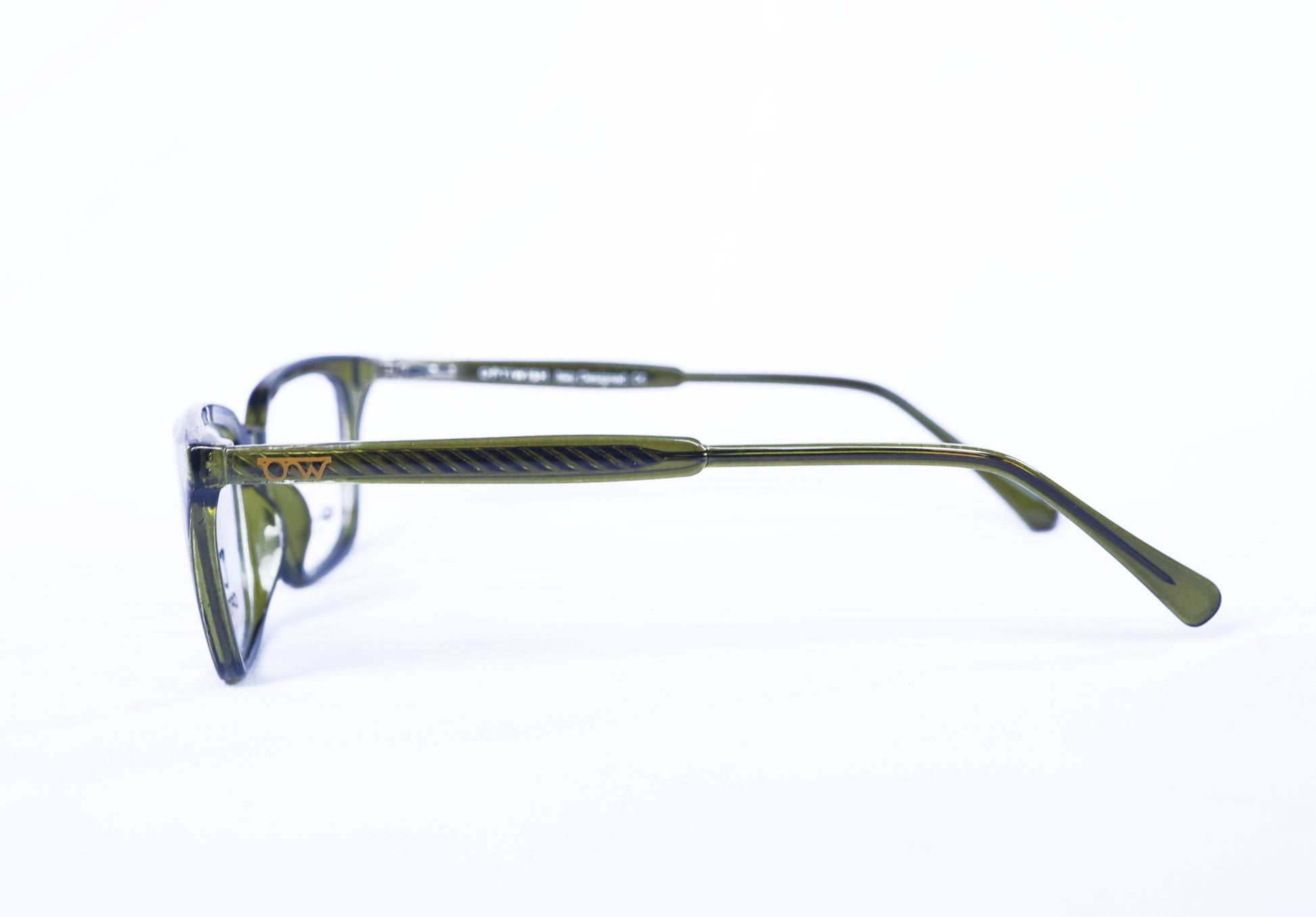OPTIWISH "Bollywood Star" Cat-Eye Frame (Translucent Olive Green)