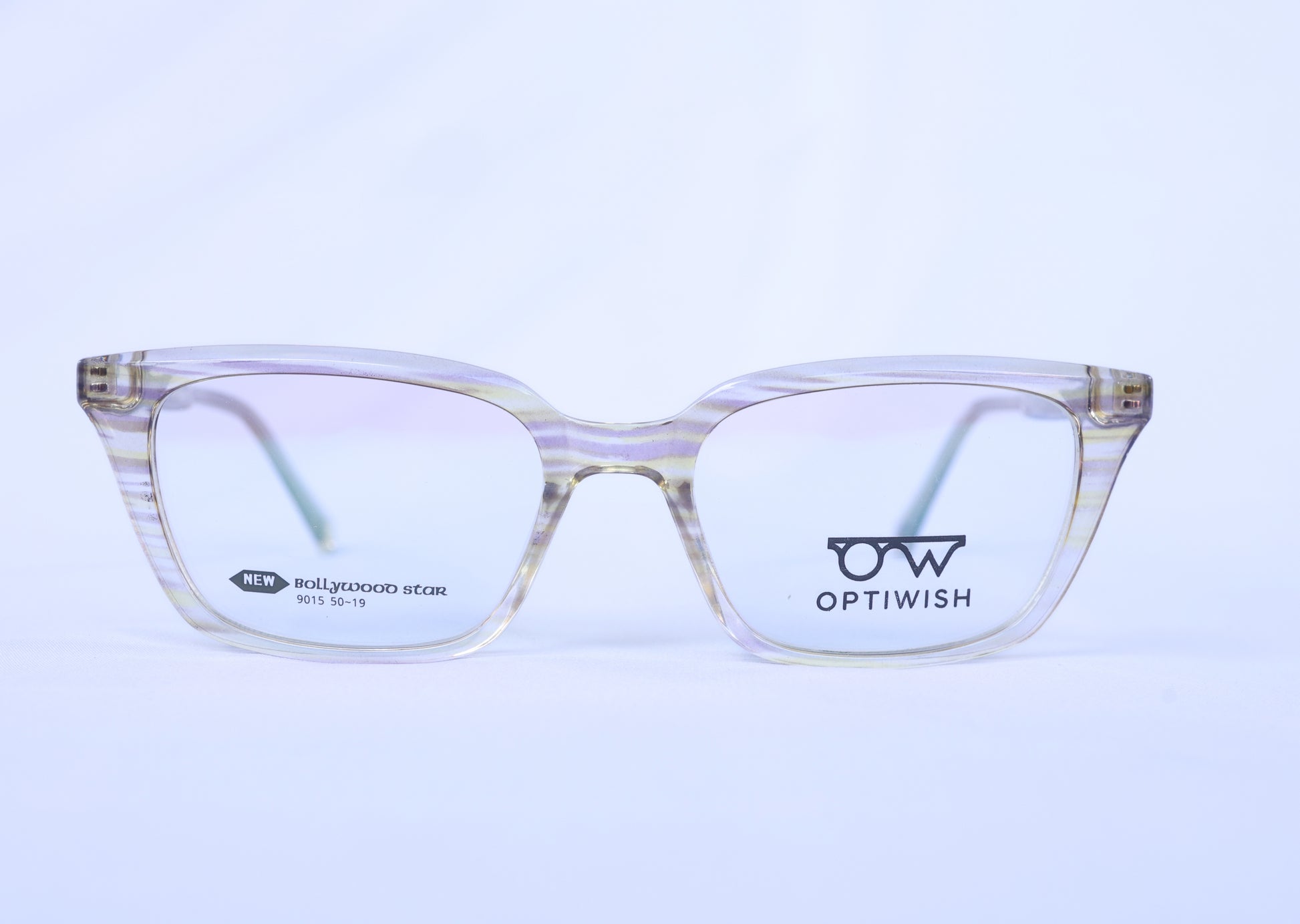OPTIWISH "Bollywood Star" Cat-Eye Frame (Lime Translucent)