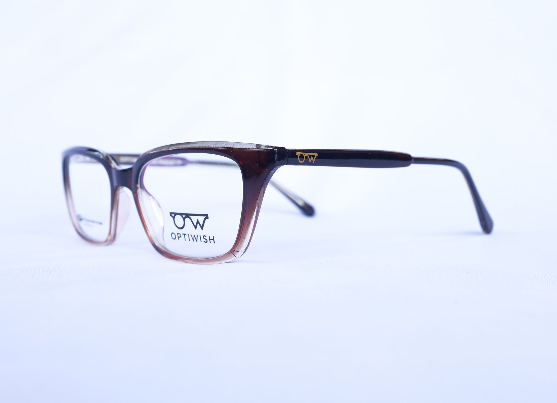 OPTIWISH "Bollywood Star" Cat-Eye Frame (Brown Nude Gradient)