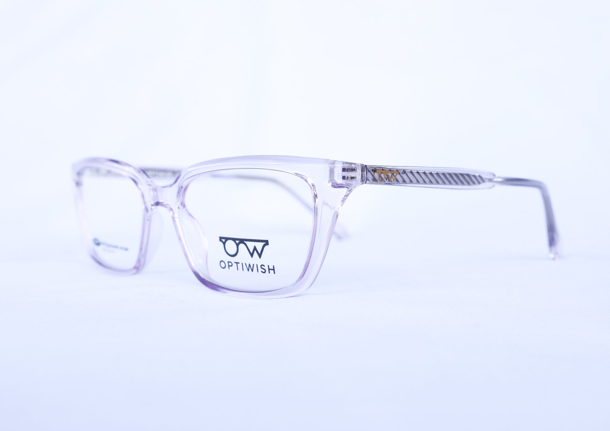 OPTIWISH "Bollywood Star" Cat-Eye Frame (Translucent Soft Lavender)