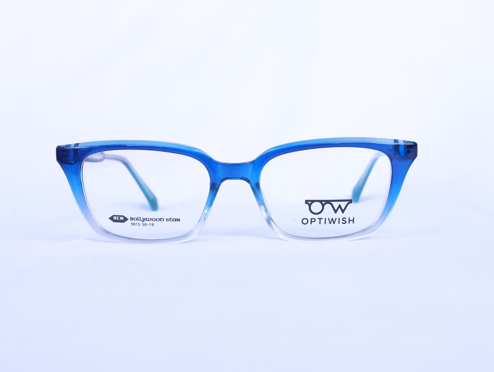 OPTIWISH "Bollywood Star" Cat-Eye Frame (Translucent Royal Blue)