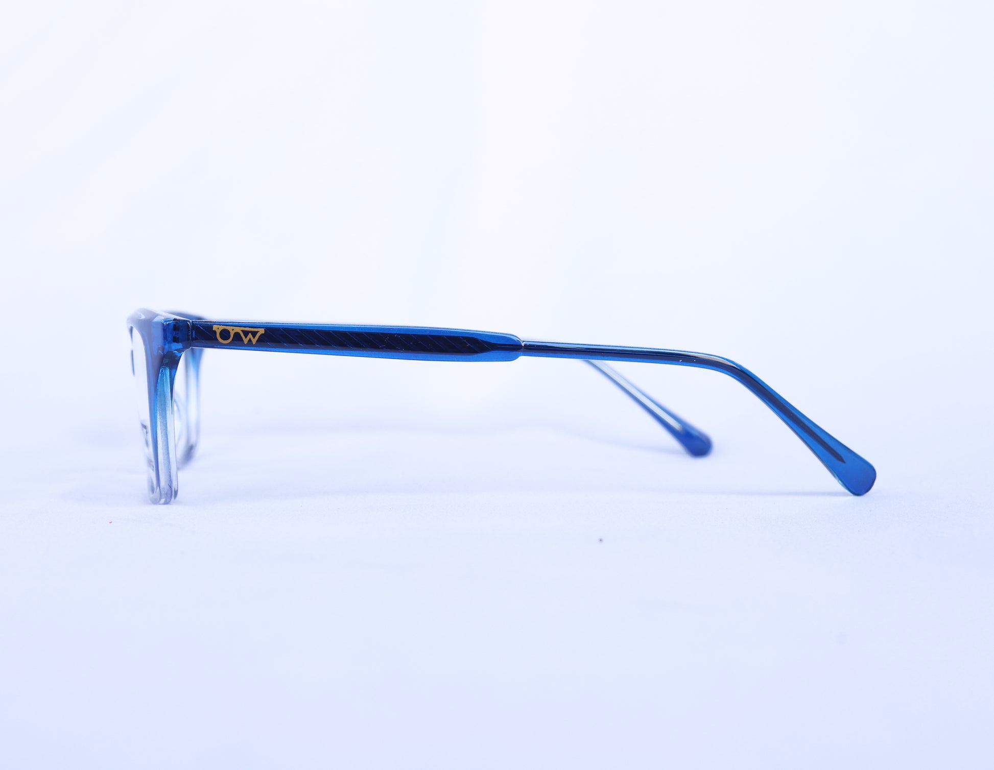 OPTIWISH "Bollywood Star" Cat-Eye Frame (Translucent Royal Blue)
