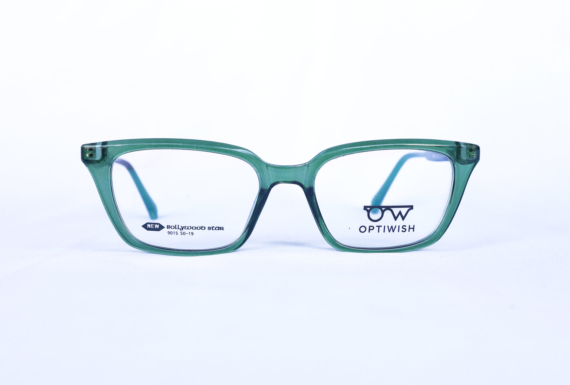 OPTIWISH "Bollywood Star" Cat-Eye Frame (Translucent Deep Green)