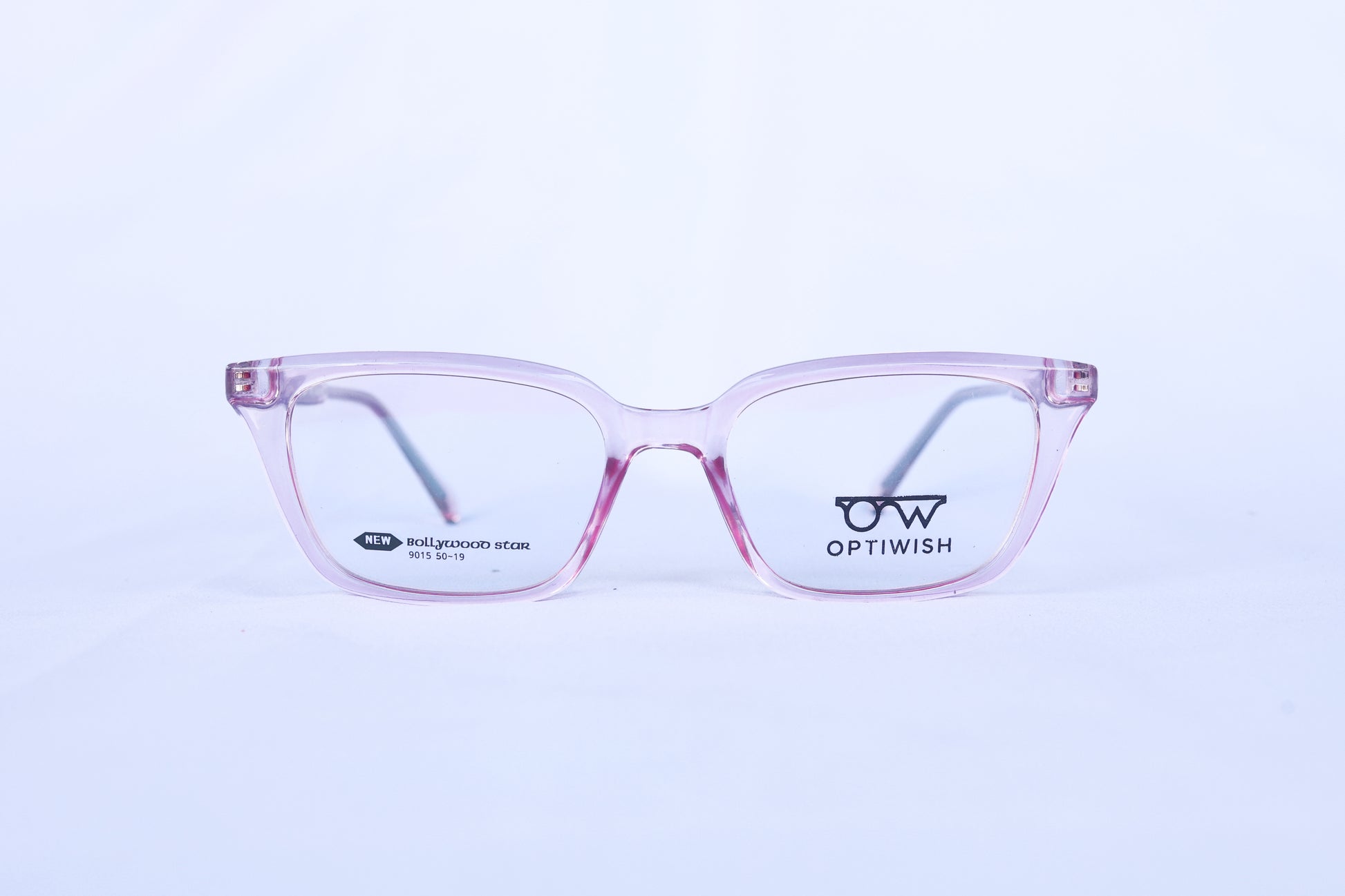 OPTIWISH "Bollywood Star" Cat-Eye Frame (Translucent Light Pink)