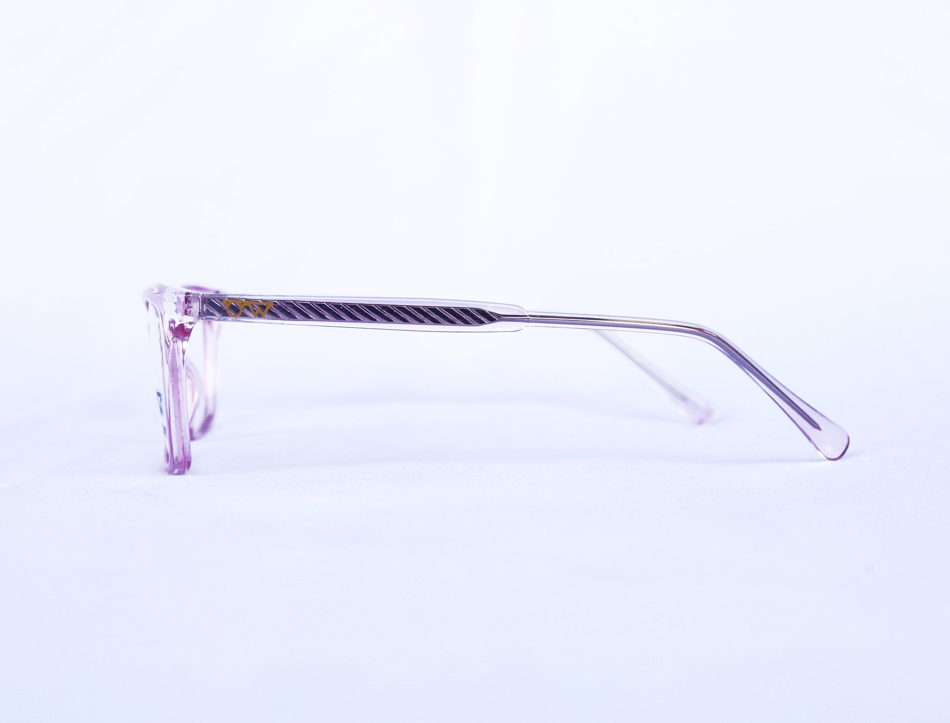 OPTIWISH "Bollywood Star" Cat-Eye Frame (Translucent Light Pink)