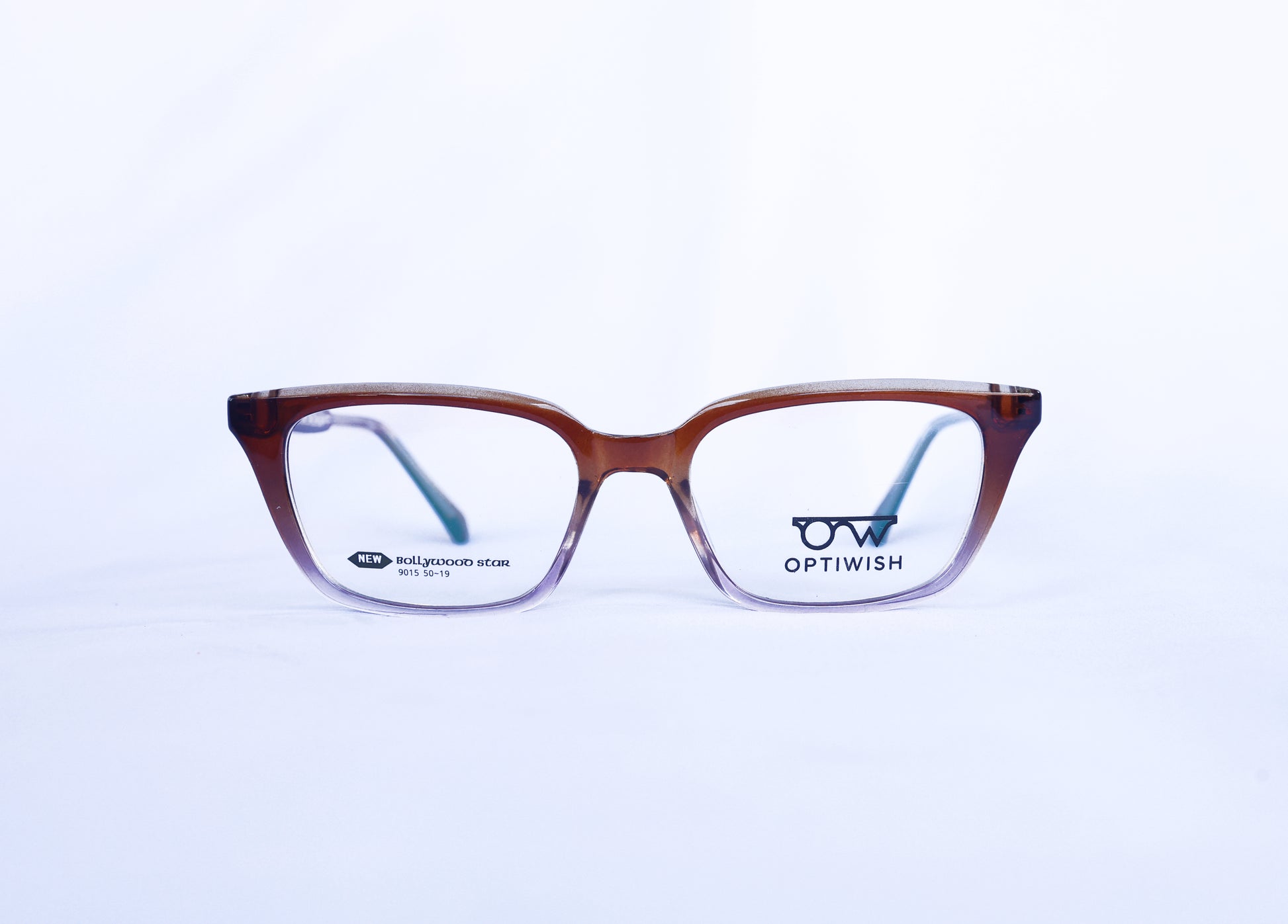 OPTIWISH "Bollywood Star" Cat-Eye Frame (Cognac Brown)