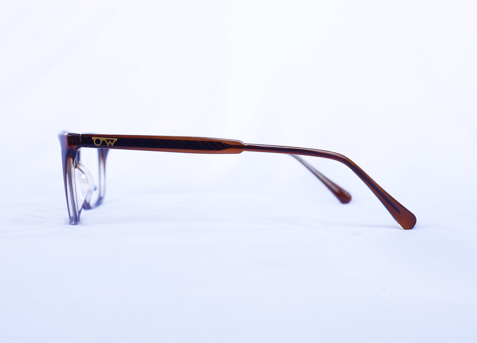 OPTIWISH "Bollywood Star" Cat-Eye Frame (Cognac Brown)