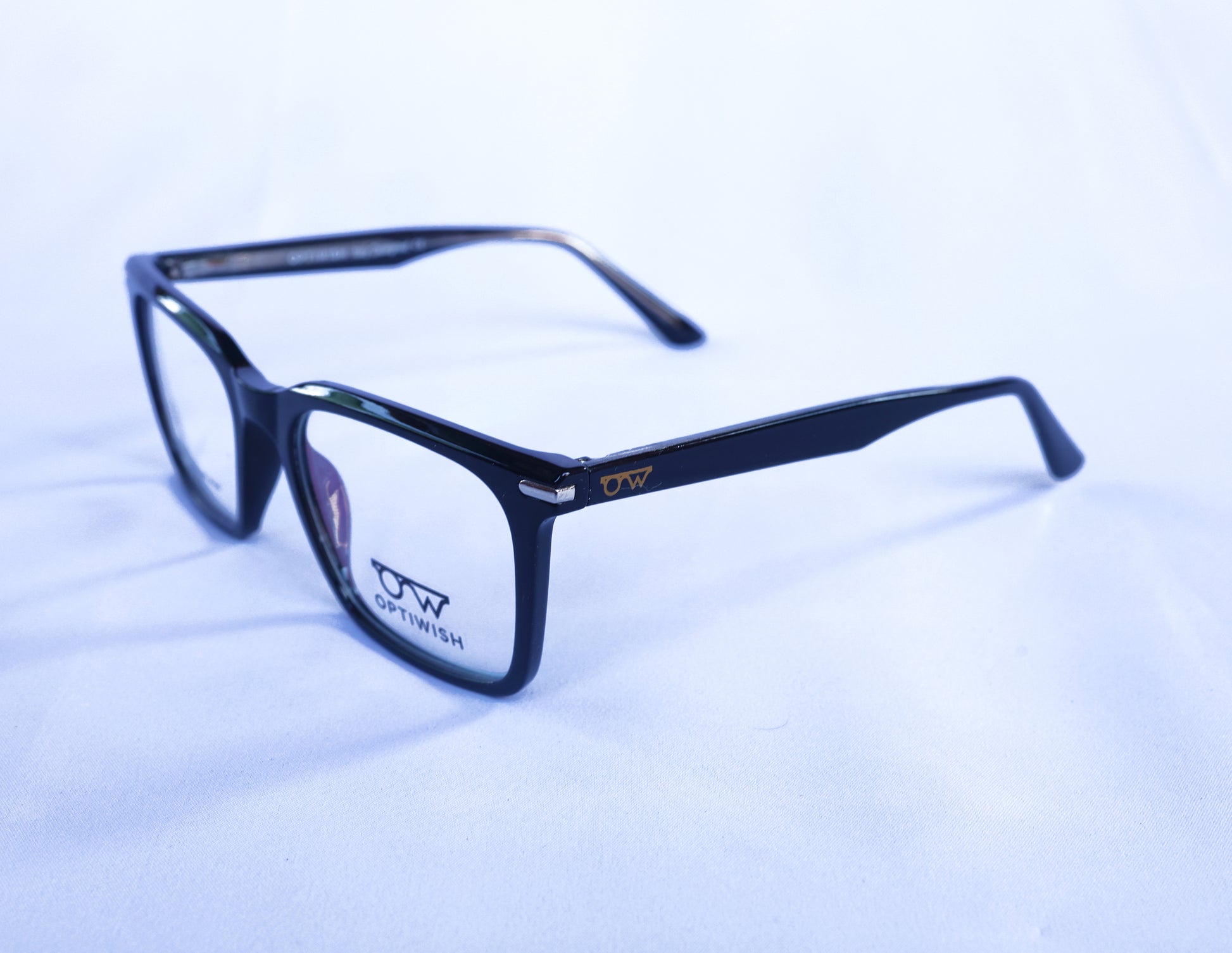 OPTIWISH "Bollywood Star" Rectangular Frame (Black with Teal Green)