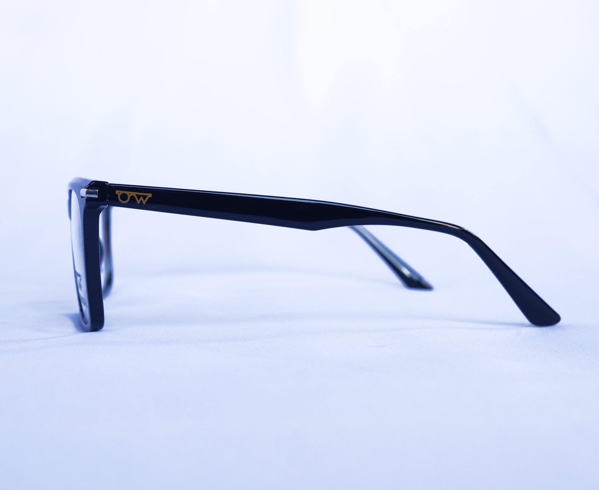 OPTIWISH "Bollywood Star" Rectangular Frame (Black with Teal Green)